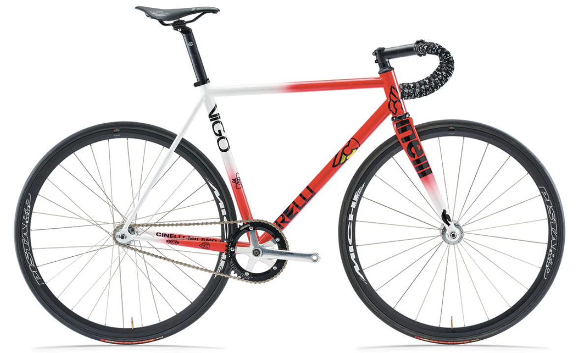 Cinelli Vigorelli Steel - 80s Team Red and White - Framekit