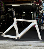 Planet X Carbon Track Frame Set (Black & Pearl)