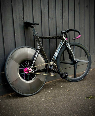 Planet X Carbon Track Frame Set (Black & Pearl)