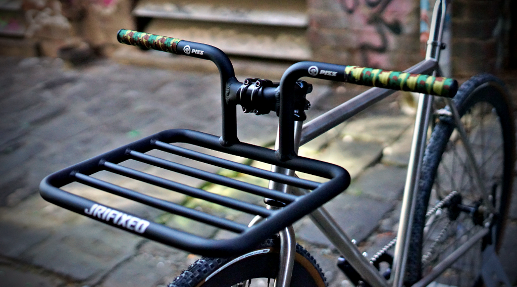 Integrated Rack 31.8mm Bolt On Flat Tray RISER JustRideIt