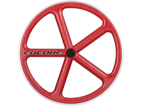 Red encore wheel, Fitzroy aerospoke 