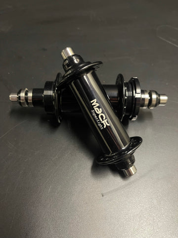 Mack Hubs Track Low Flange Front & Rear Pair